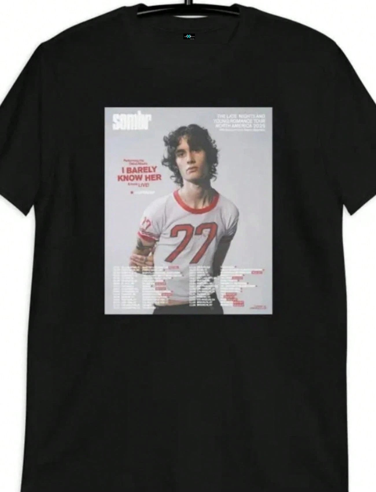 SXV Sombr I Barely Know Her T-Shirt Limited Edition Inspired Music Tee