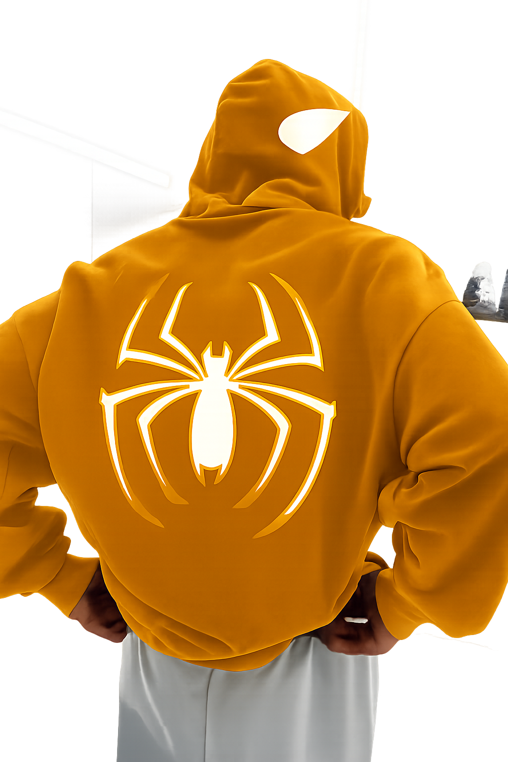 SXV  'spider-eye’ Printed Cool Aesthetic Sweatshirt Hoodie