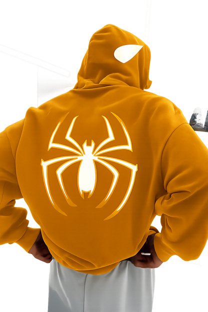 SXV  'spider-eye’ Printed Cool Aesthetic Sweatshirt Hoodie