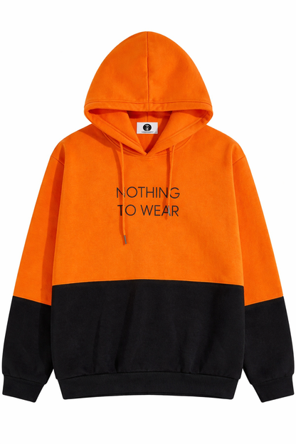 SXV  'NOTHING TO WEAR’ Printed Cool Aesthetic Sweatshirt Hoodie