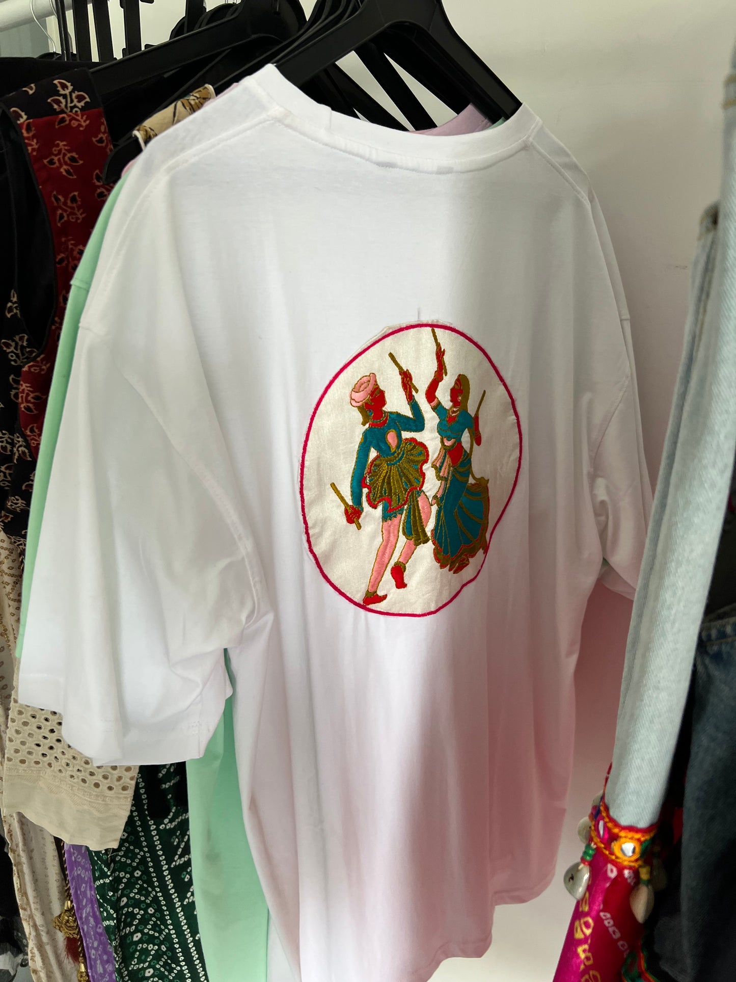 SXV Genz Navratri Printed Cool Aesthetic Oversized Baggy T-shirt