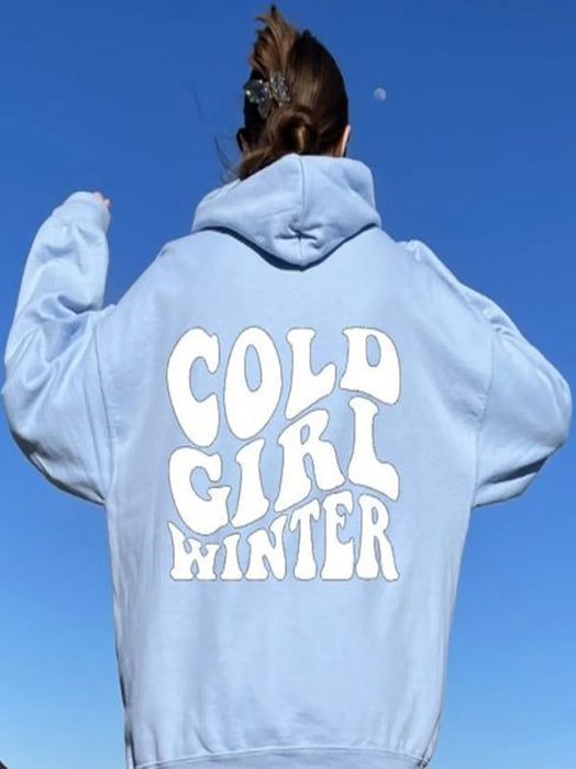 Cold girl winter