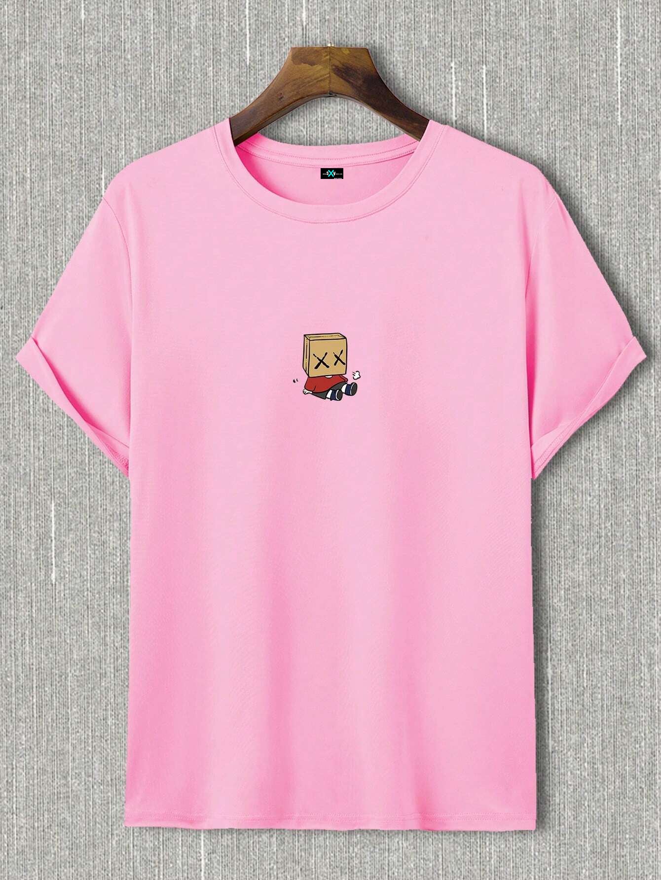 SXV 'Cute Cartoon’ Printed Cool Aesthetic Oversized Baggy T-shirt