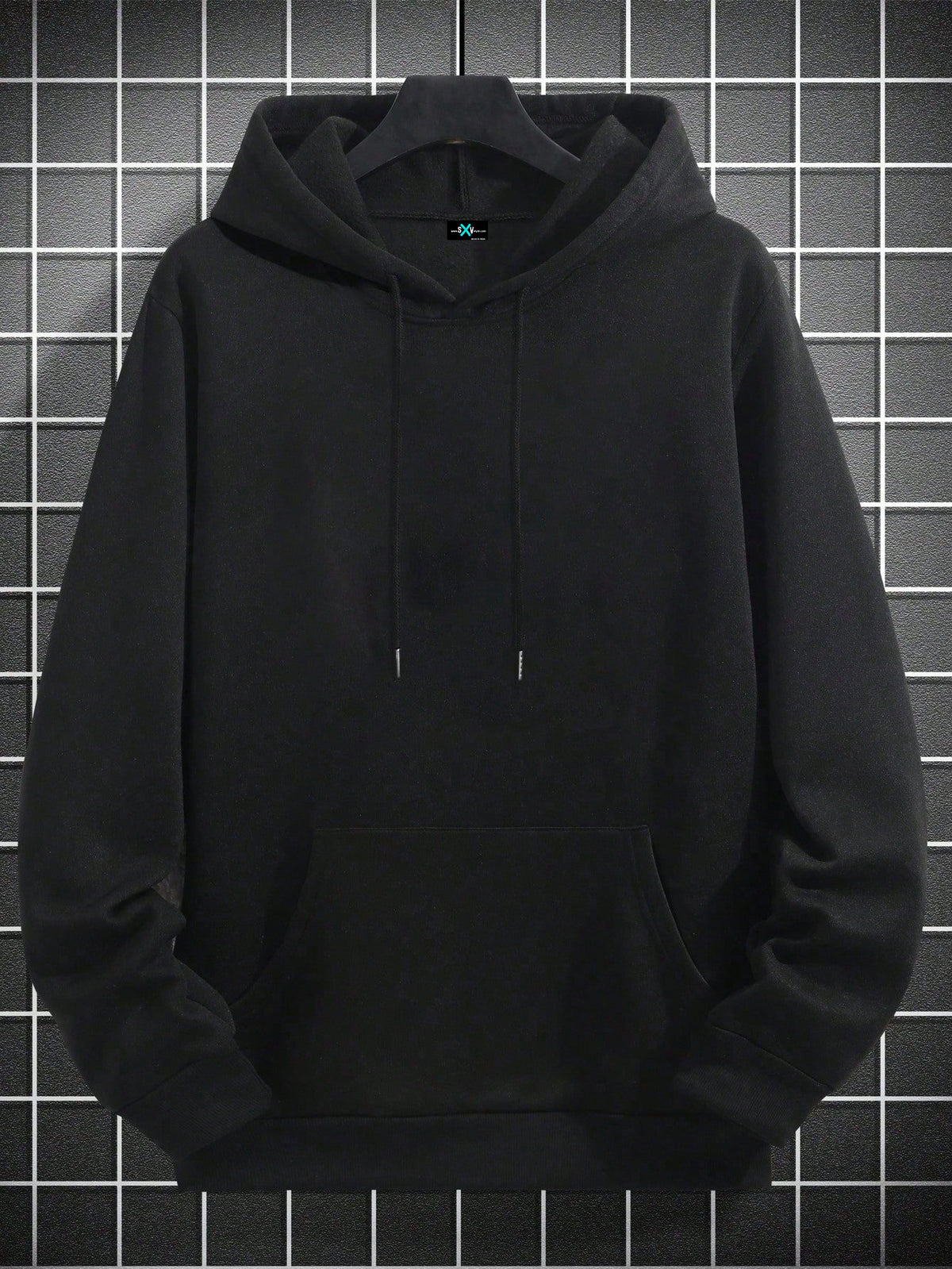 SXV Winter Unisex Street Fashion Couple Heart Print Fleece Hoodie