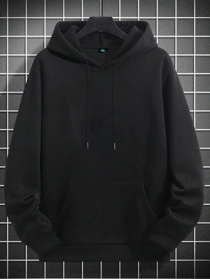 SXV Winter Unisex Street Fashion Couple Heart Print Fleece Hoodie