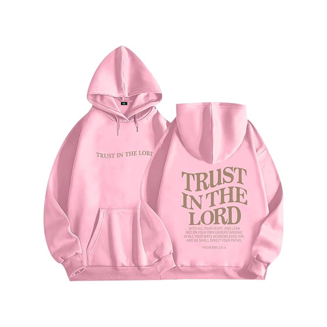 SXV 'TRUST IN THE LOARD’ Printed Cool Aesthetic Sweatshirt Hoodie