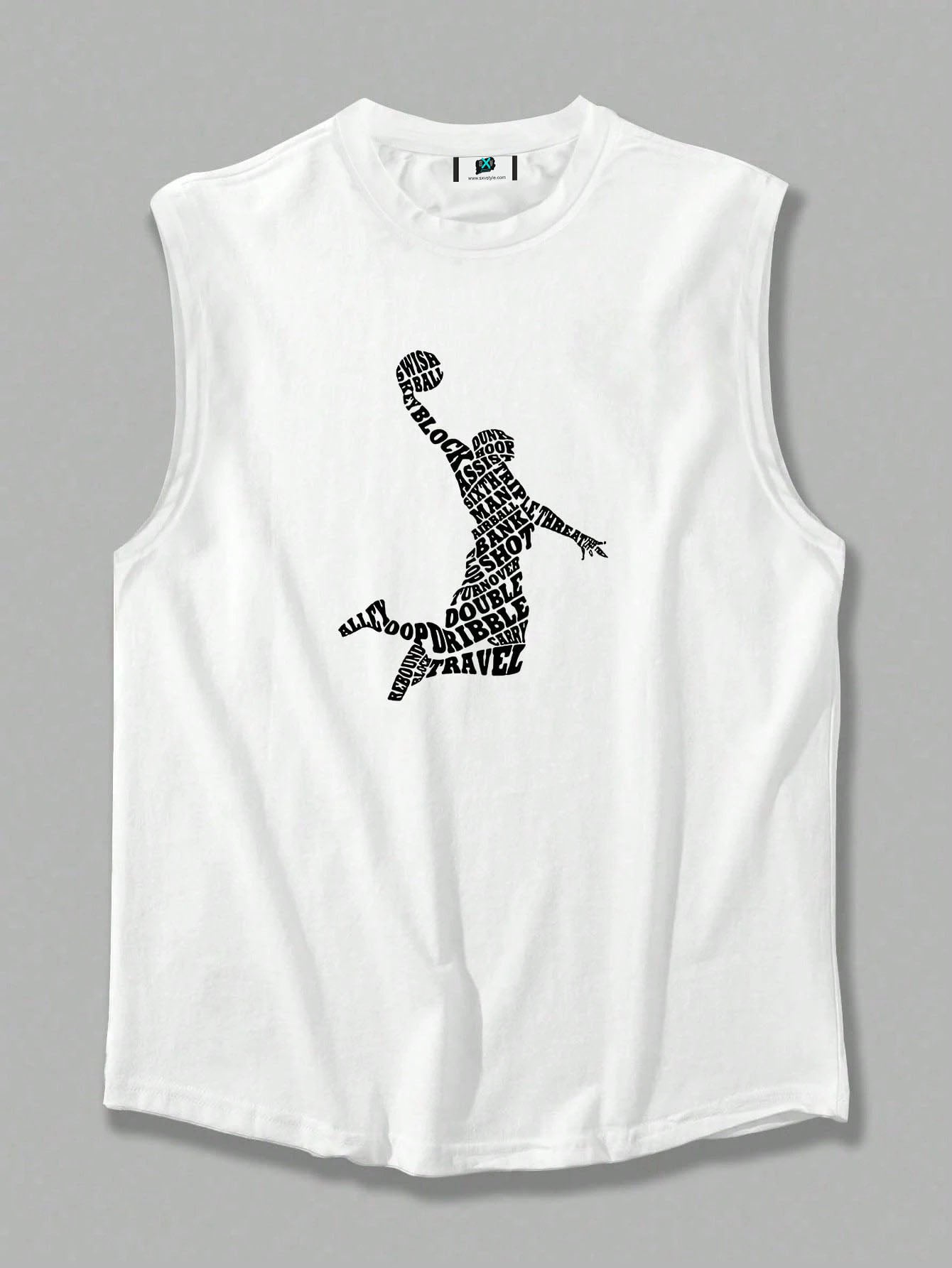 SXV Men's Sleeveless Tank Tee : swish ball