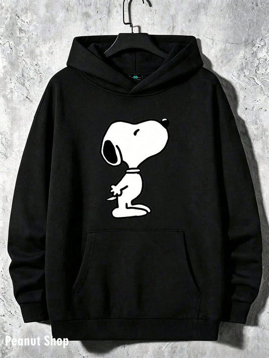 SXV Streetwear Couple Snoopy HoodiesStreetwear Couple Snoopy Hoodies