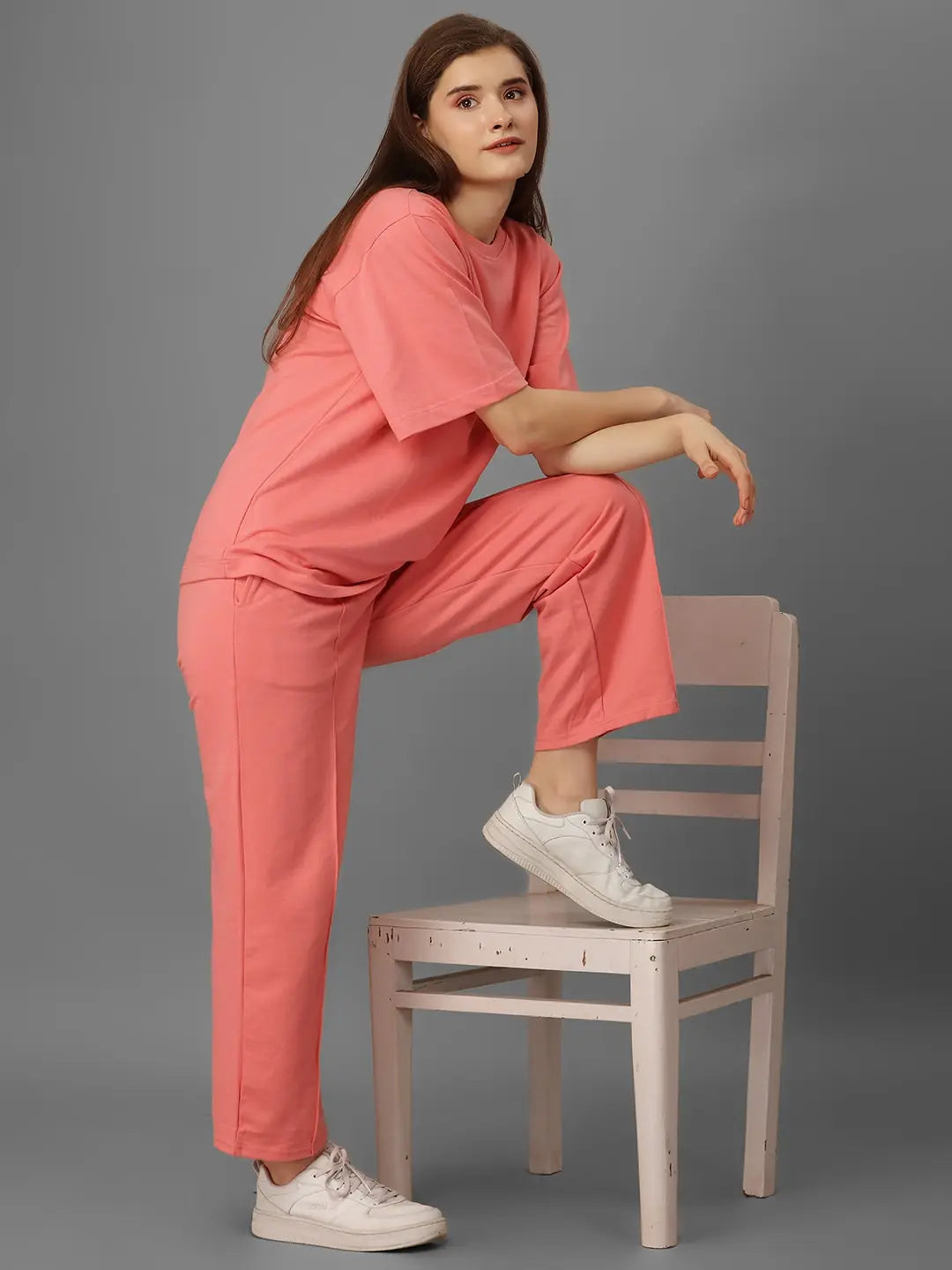 Pink Variant SXV Pink Loopknit Only oversized t-shirt – SXVSTYLE