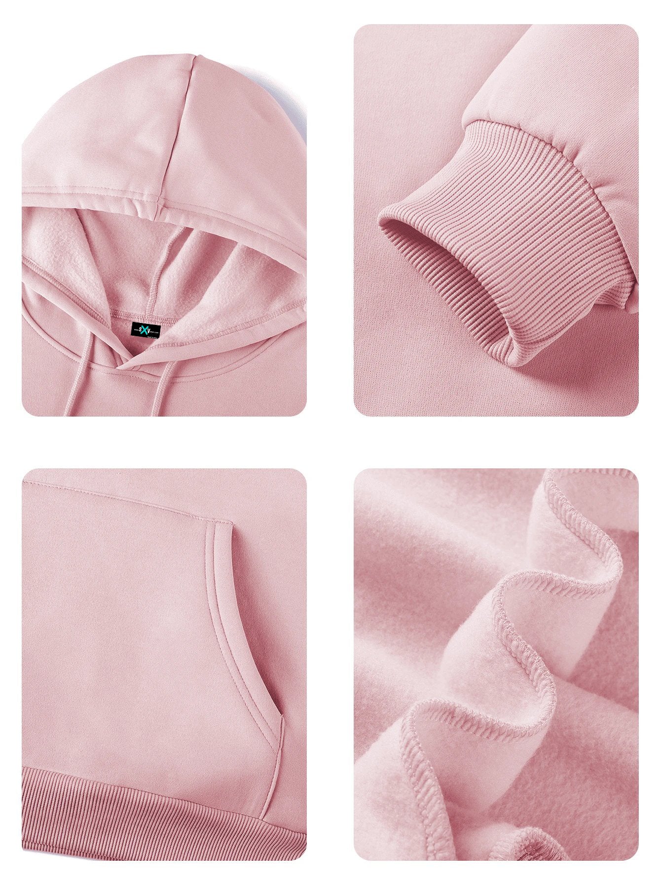 SXV Women's Winter Graphic Long Sleeved Drawstring Hoodie With Pocket