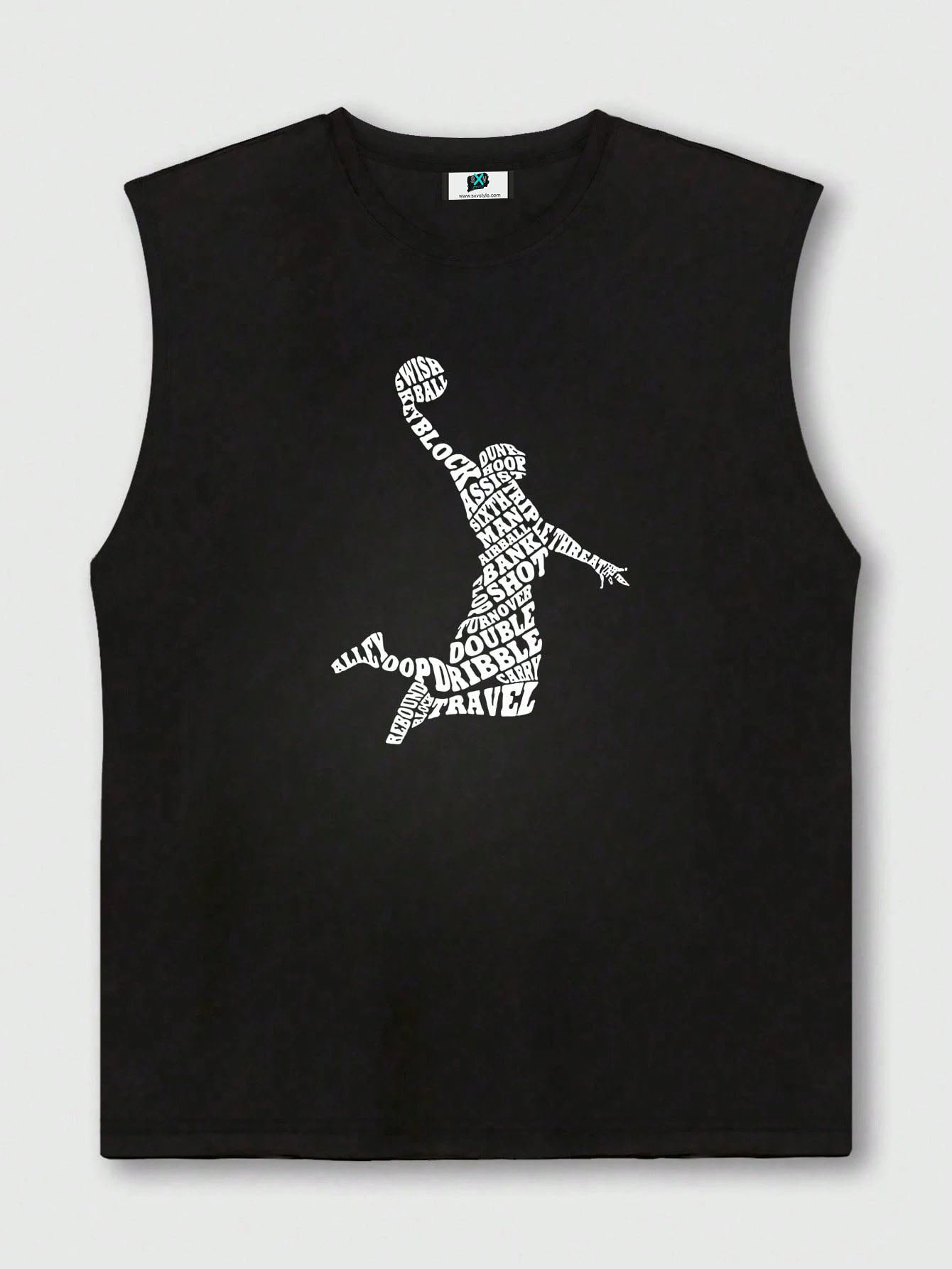 SXV Men's Sleeveless Tank Tee : swish ball
