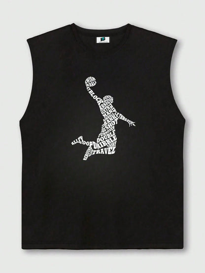 SXV Men's Sleeveless Tank Tee : swish ball