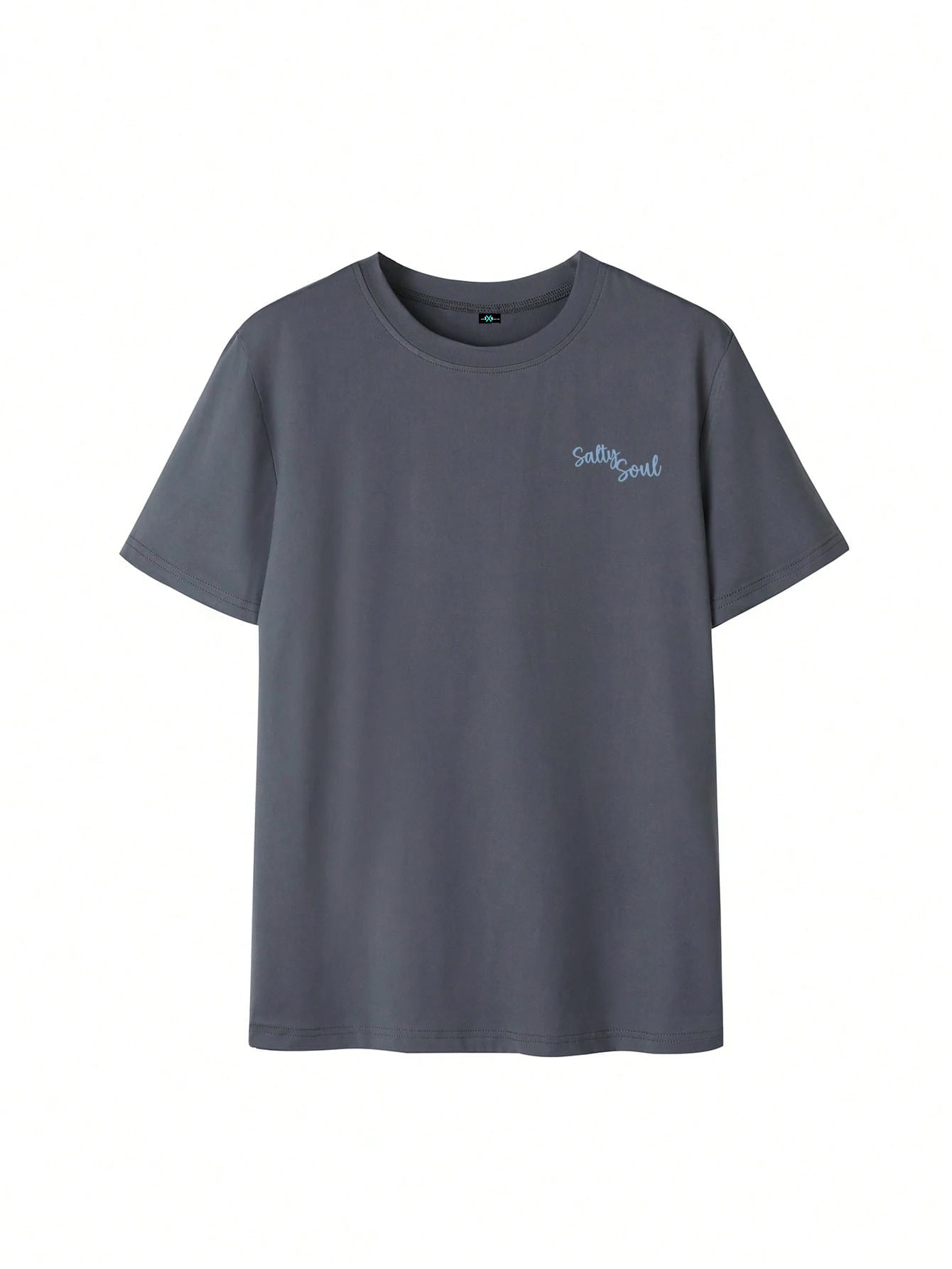 SXV Summer New Coconut Tree Print Casual Round Neck Short Sleeve T-Shirt