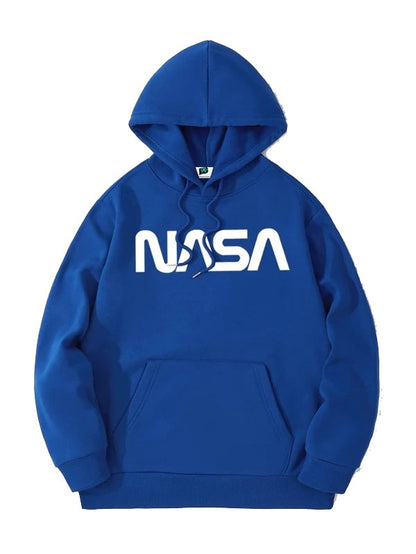 SXV  'NASA’ Printed Cool Aesthetic Sweatshirt Hoodie