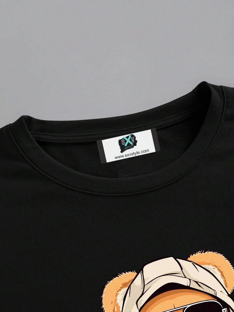 SXV 'Bruh' Printed Cool Aesthetic Oversized Baggy T-shirt – SXVSTYLE