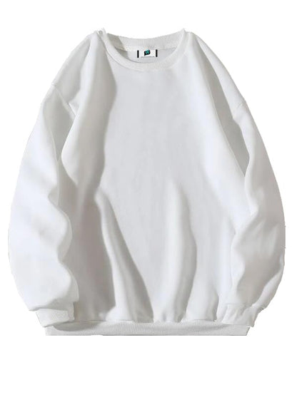 SXV STYLE Solid Plain Unisex Cotton Oversized Baggy Sweatshirt