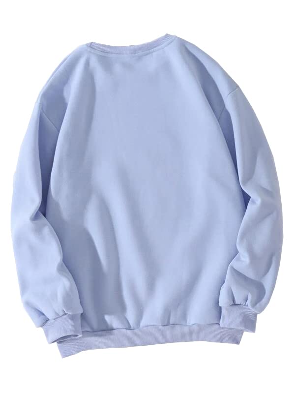 SXV 'Frog & Mushroom’ Printed Cool Aesthetic Drop Shoulder Oversized Baggy Sweatshirt