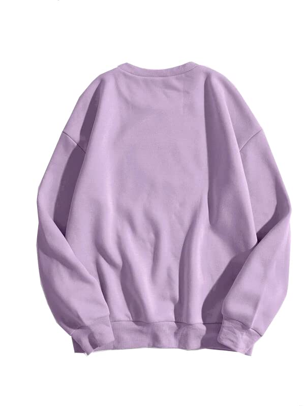 SXV 'Frog & Mushroom’ Printed Cool Aesthetic Drop Shoulder Oversized Baggy Sweatshirt