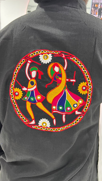 Navratri embroidery men’s kurta