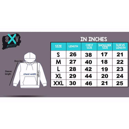 SXV 'Spider’ Printed Cool Aesthetic Sweatshirt Hoodie