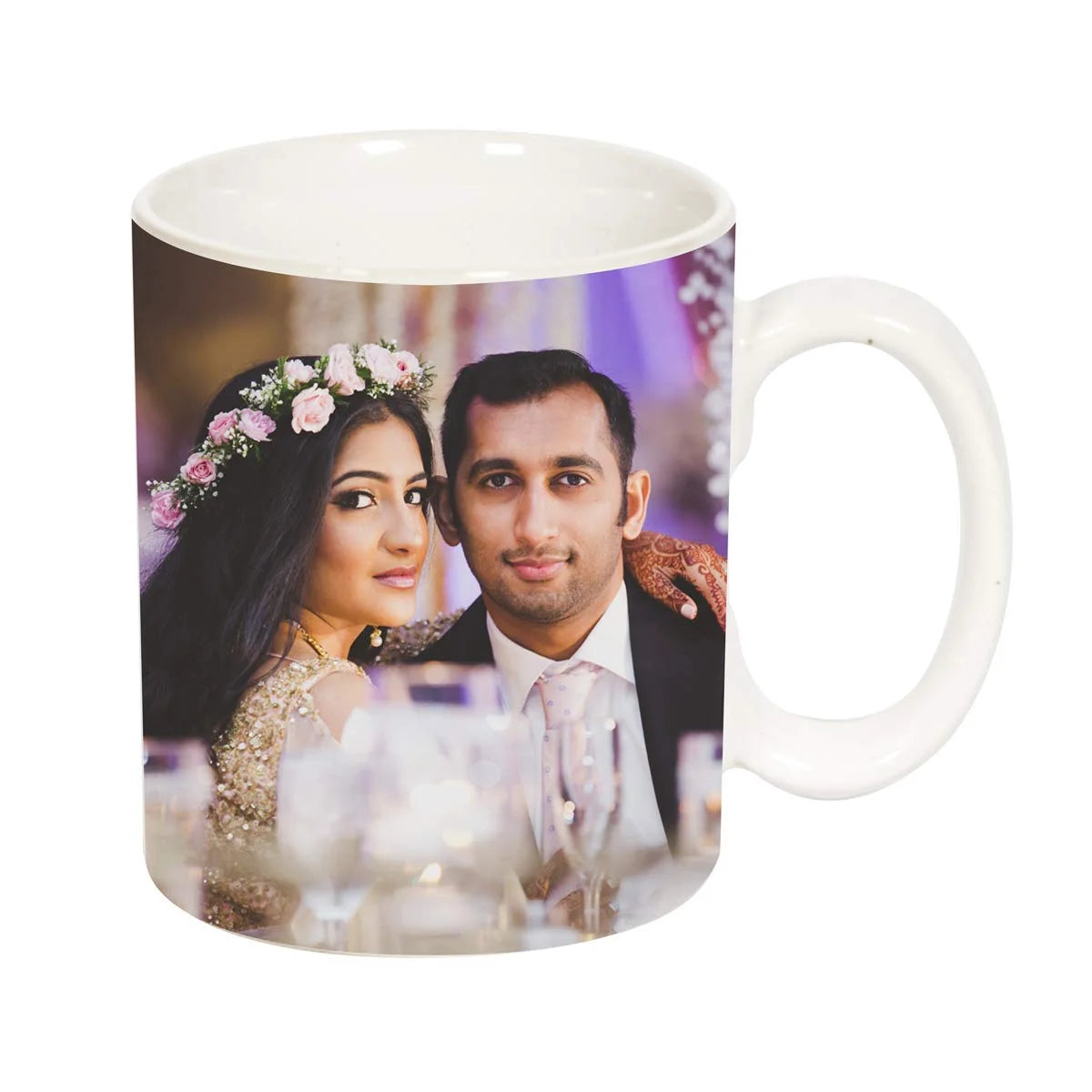 SXV STYLE Printed Ceramic Coffee Mug : customised white