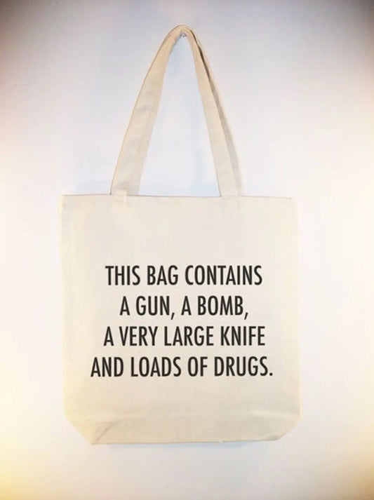 This bag contains a gun