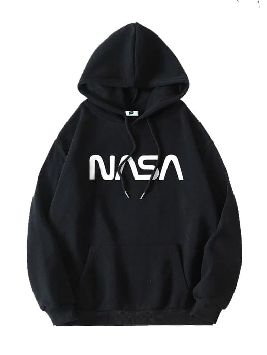 SXV  'NASA’ Printed Cool Aesthetic Sweatshirt Hoodie