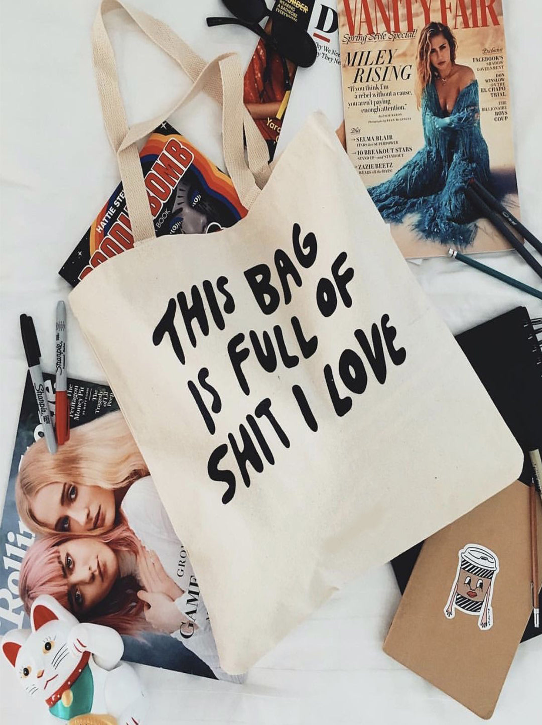 This bag is full of shit i love