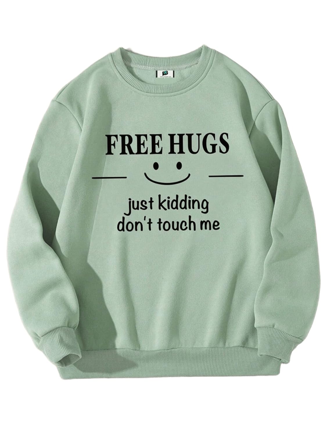 SXV 'Frog & Mushroom’ Printed Cool Aesthetic Drop Shoulder Oversized Baggy Sweatshirt