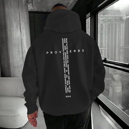 SXV Christian Hoodies for Men Inspirational Religious Faith Cross Sweatshirts Vintage Bible Verse Graphic Hoodie Pullover