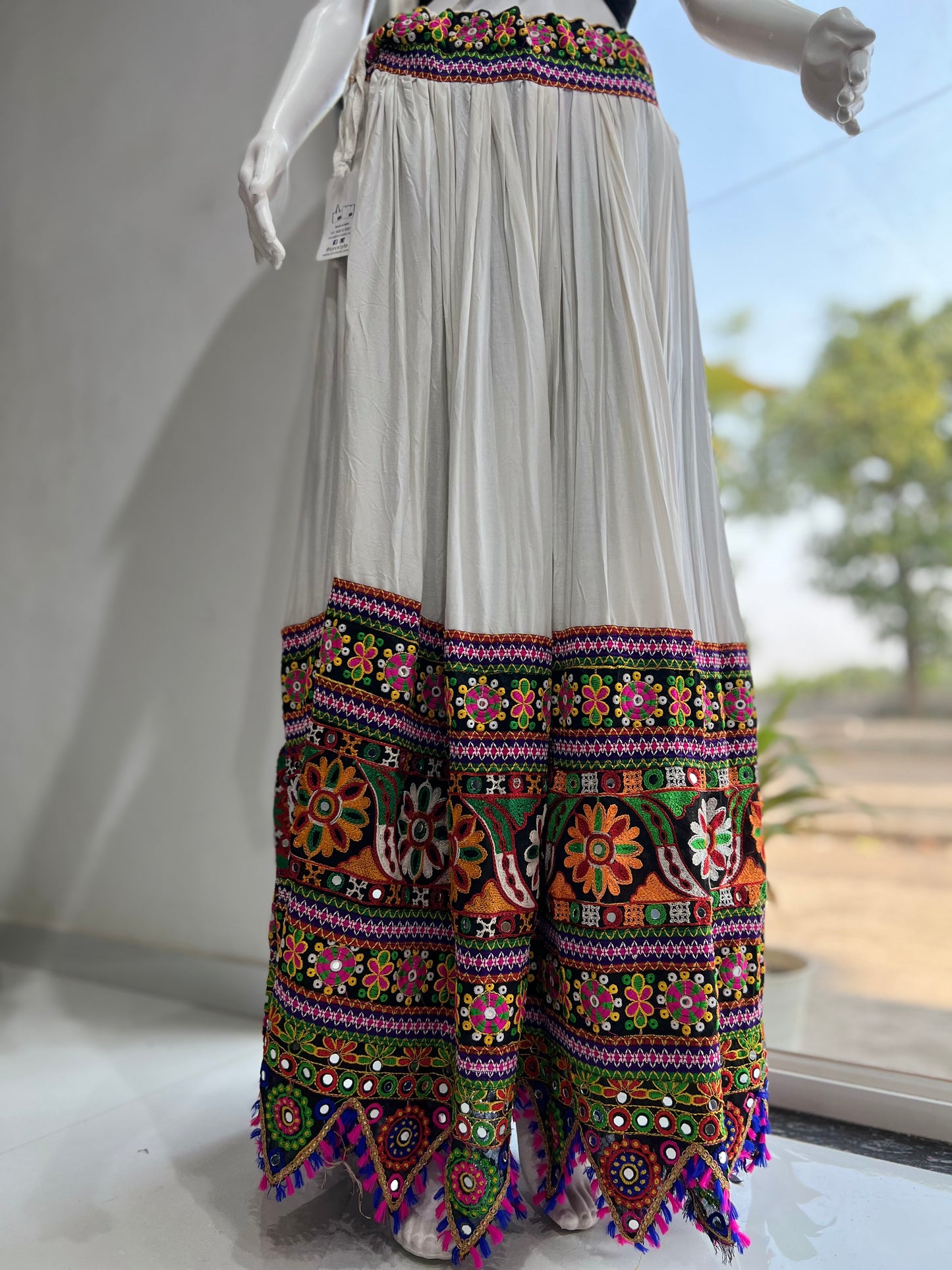 SXV  cotton chaniya with top combo for boho look (limited edition)fully stitched