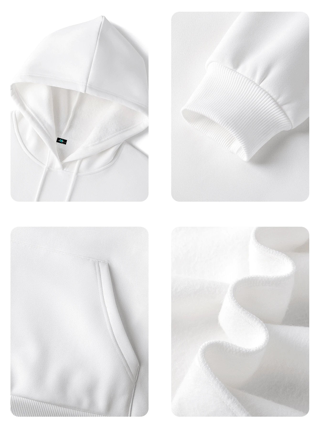 SXV Women's Winter Graphic Long Sleeved Drawstring Hoodie With Pocket