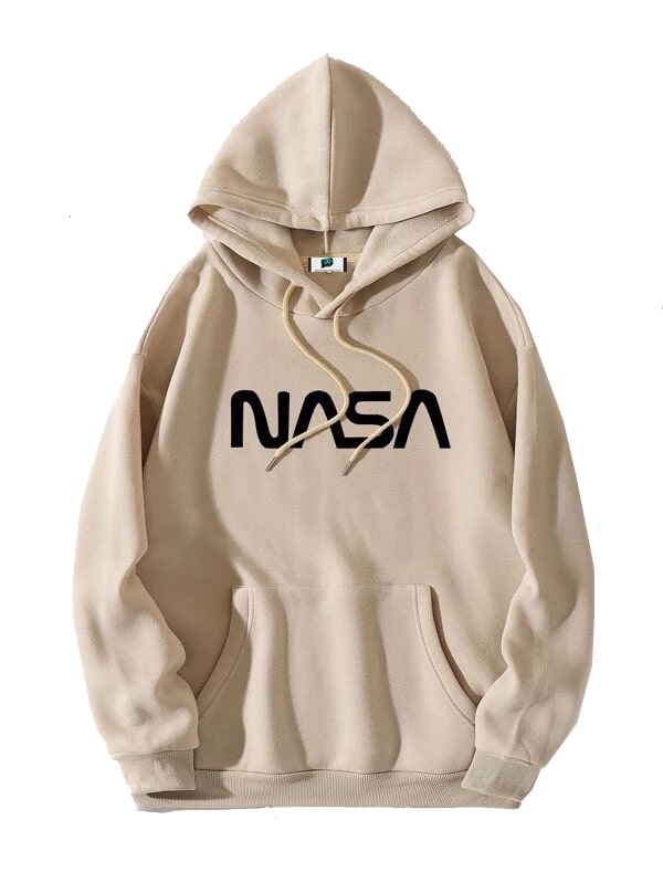 SXV  'NASA’ Printed Cool Aesthetic Sweatshirt Hoodie