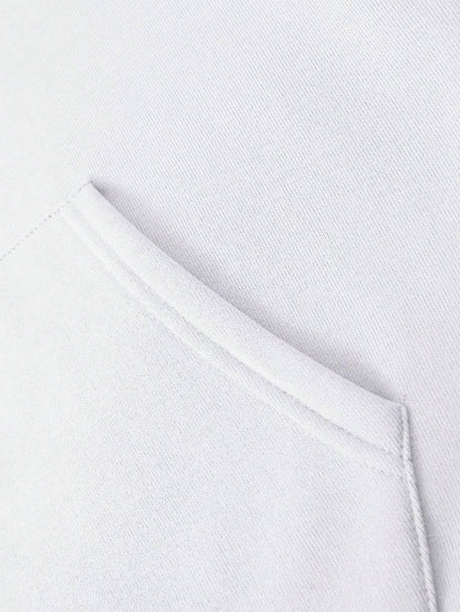 SXV STYLE World Number ONE Men's Creative Printed Letter Casual Sports Commuter Versatile Long Sleeve Hoodie Sweatshirt