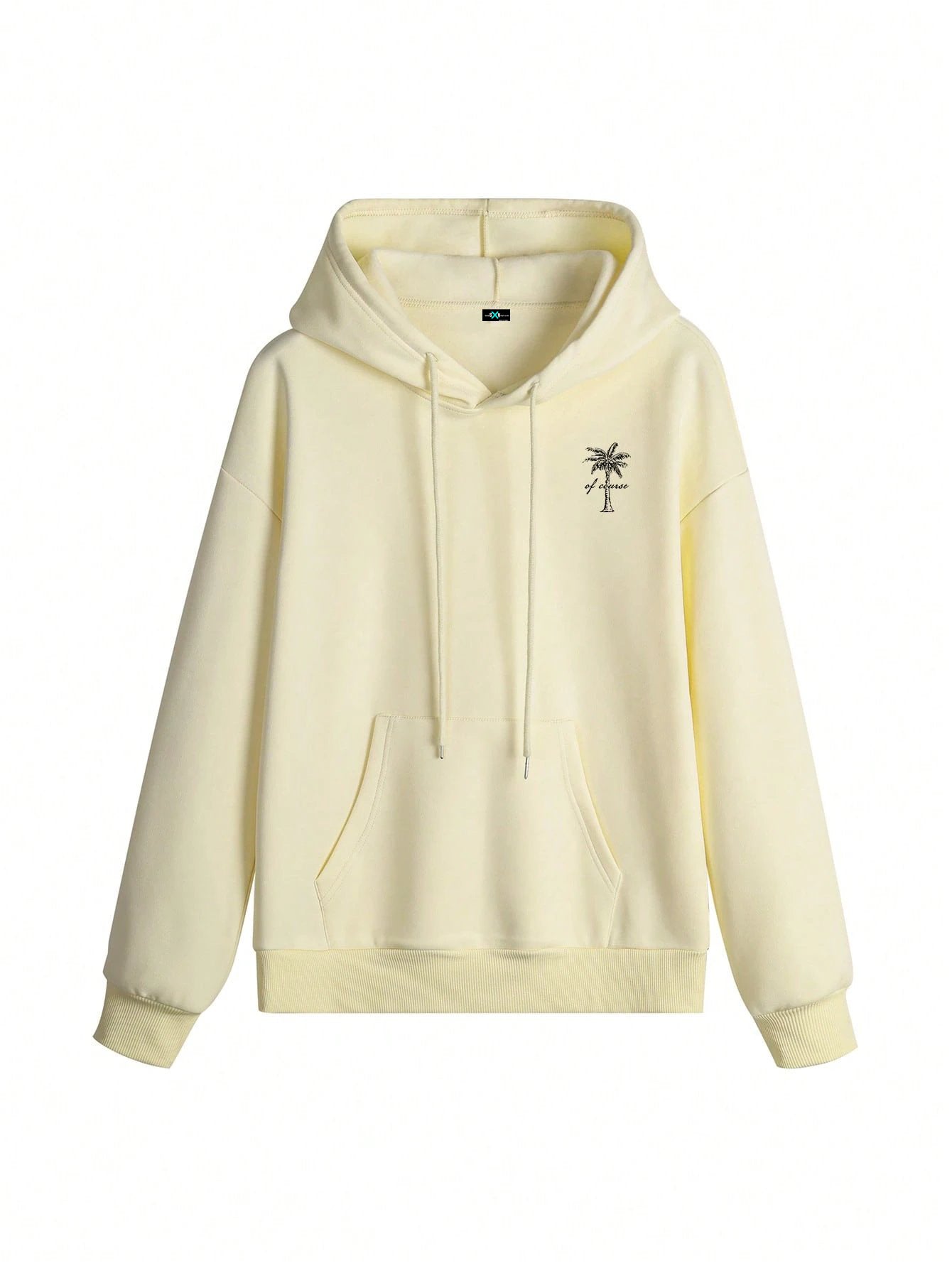 SXV Women's Winter Graphic Long Sleeved Drawstring Hoodie With Pocket