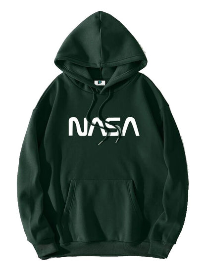 SXV  'NASA’ Printed Cool Aesthetic Sweatshirt Hoodie