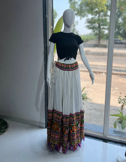 SXV  cotton chaniya with top combo for boho look (limited edition)fully stitched