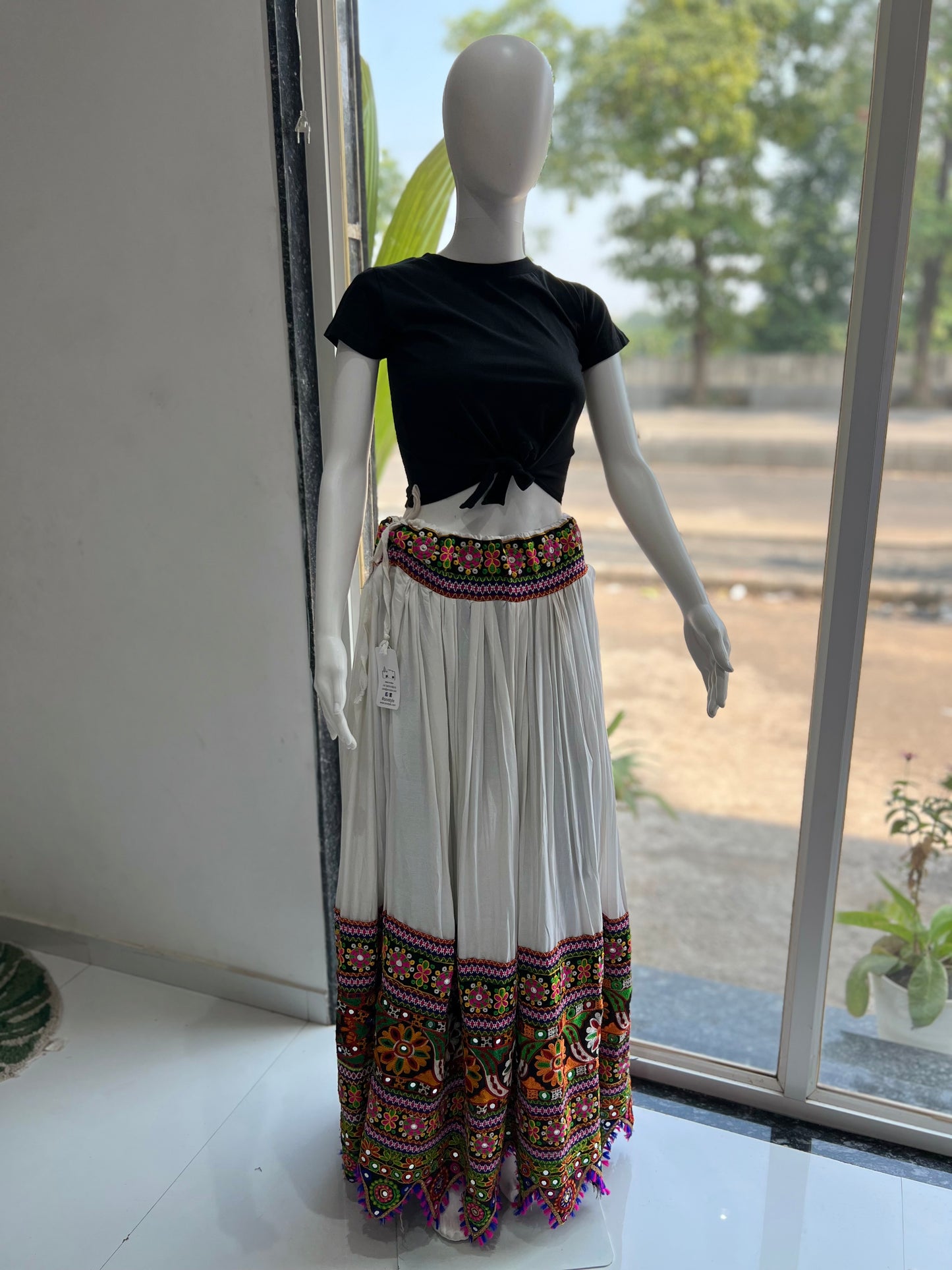 SXV  cotton chaniya with top combo for boho look (limited edition)fully stitched