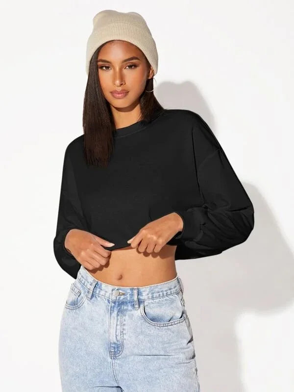 SXV PLAIN CROP TOP