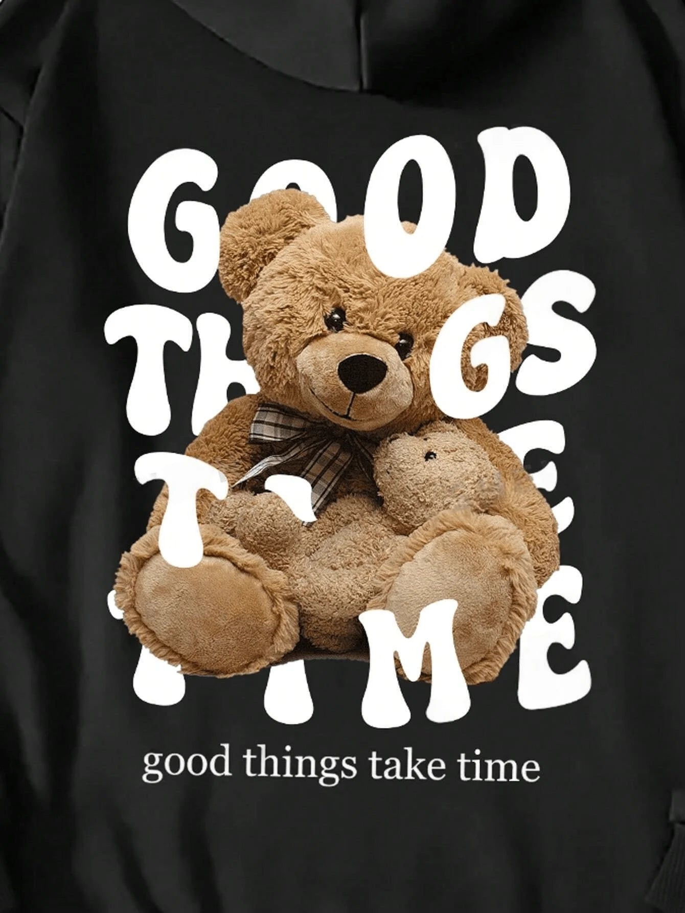 GOOD THINGS TAKE TIME bear