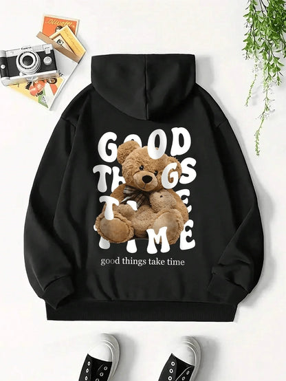 GOOD THINGS TAKE TIME bear