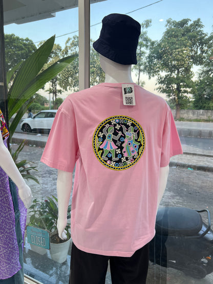 SXV Genz Navratri Printed Cool Aesthetic Oversized Baggy T-shirt