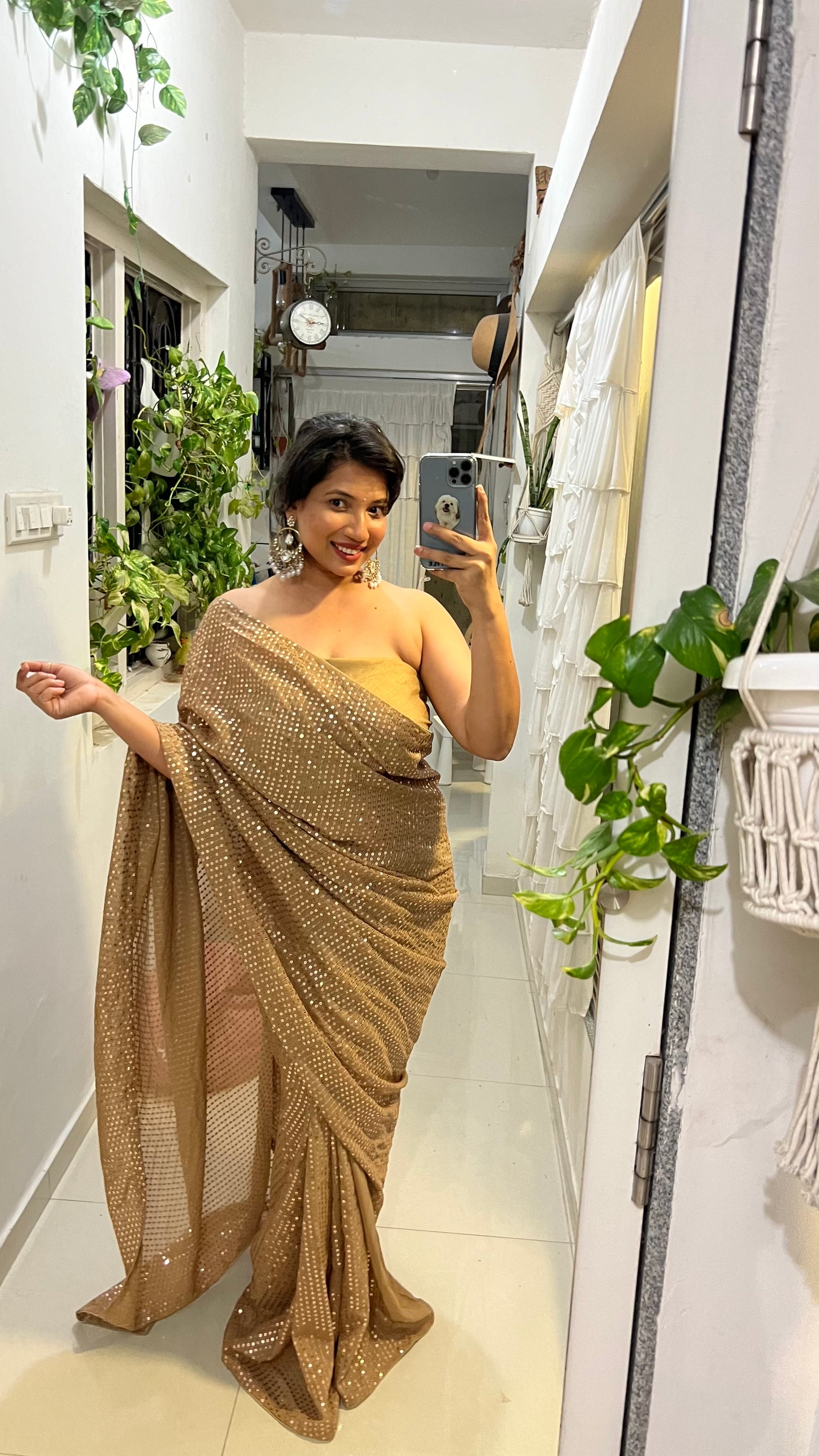 Sparky party wear saree 🥻