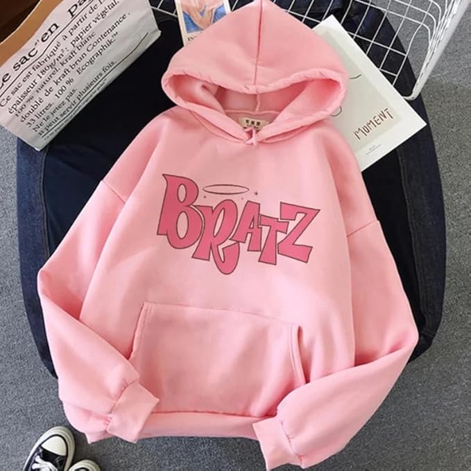 SXV  'BRATZ’ Printed Cool Aesthetic Sweatshirt Hoodie