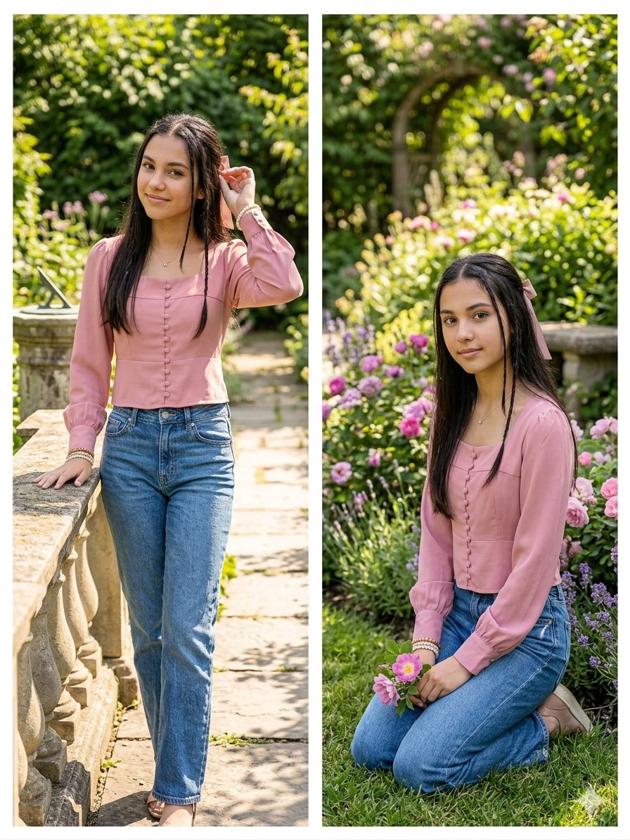SXV Solid Dusty Pink Cuffed Sleeves Crop Top