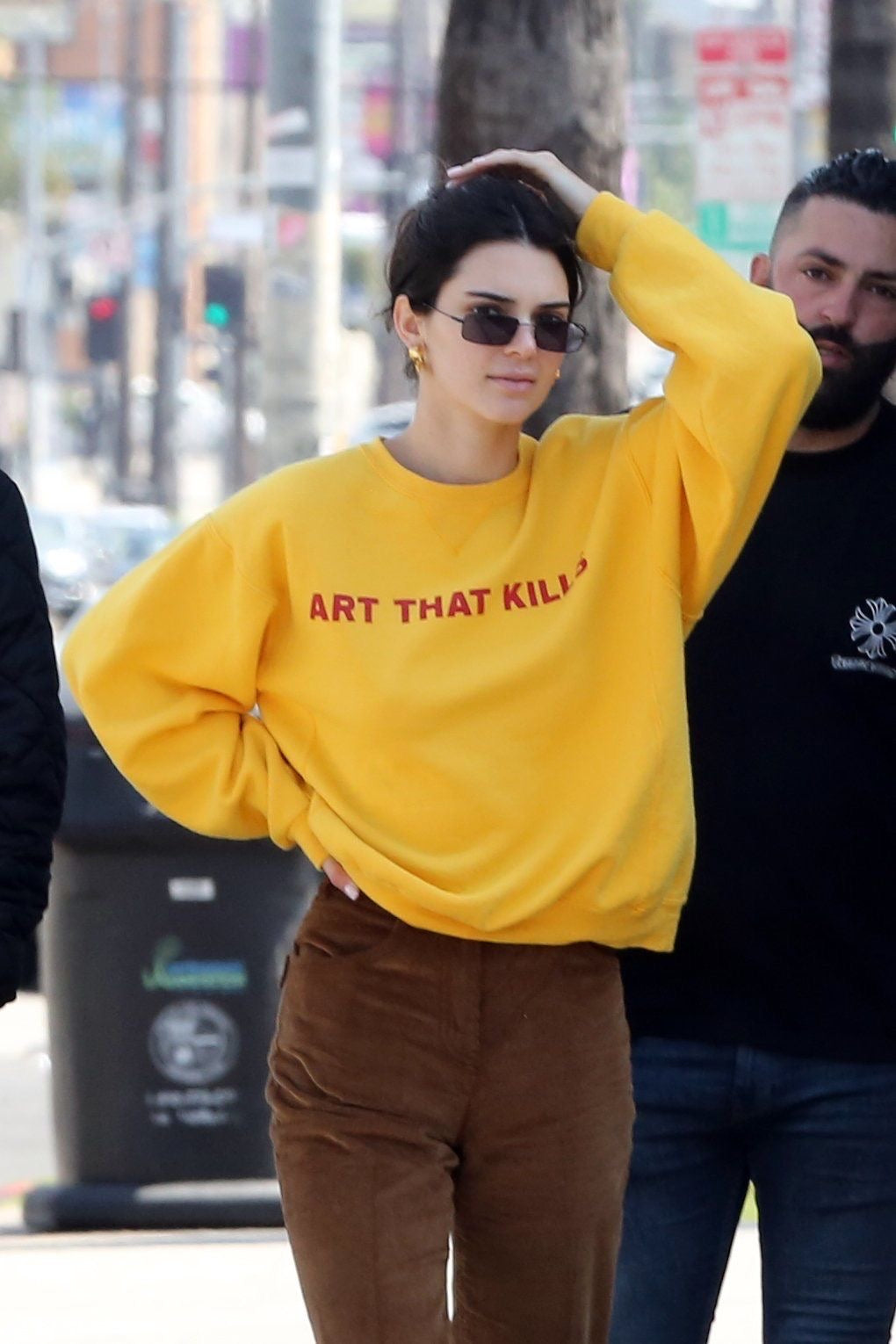 Art that kills Yellow kendall jenner Inspired sweatshirt
