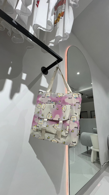 SXV cute canvas Korean kawaii tote bag