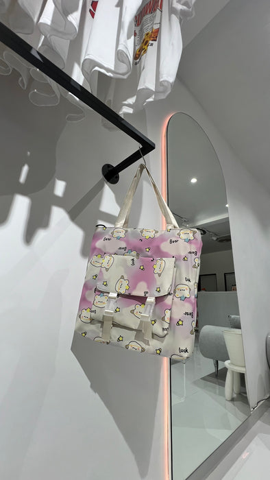 SXV cute canvas Korean kawaii tote bag