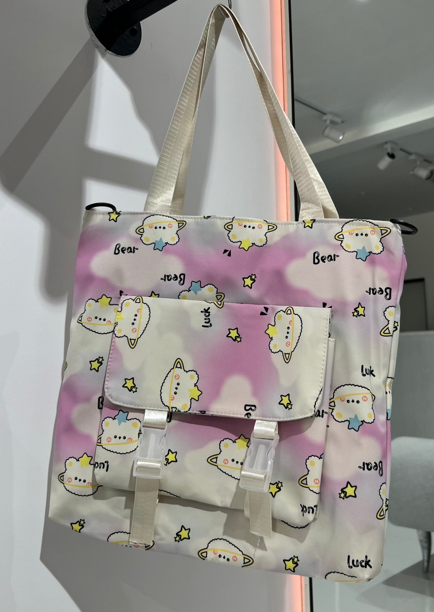 SXV cute canvas Korean kawaii tote bag