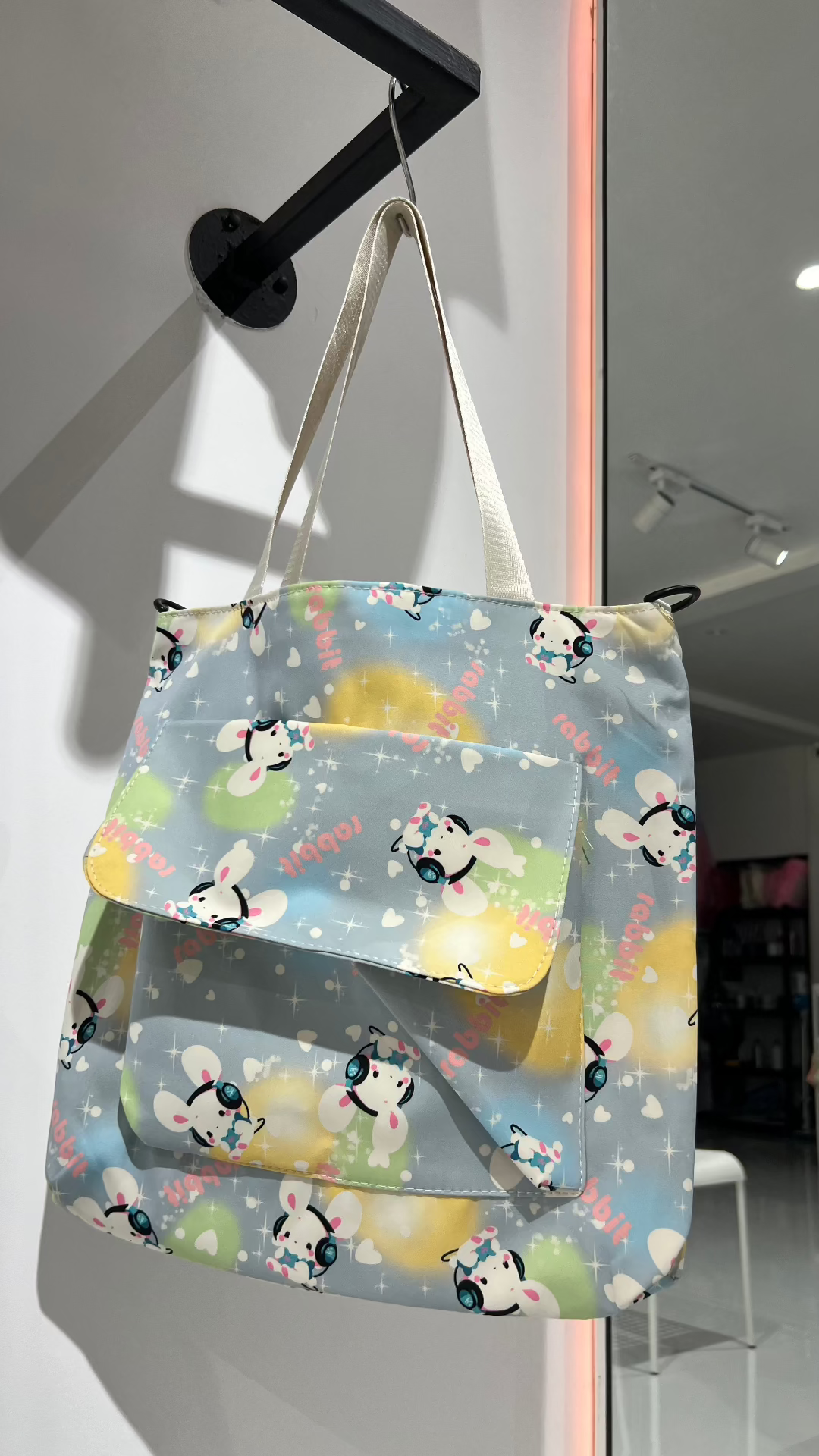 SXV cute canvas Korean kawaii tote bag